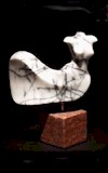 marble sculpture - swish